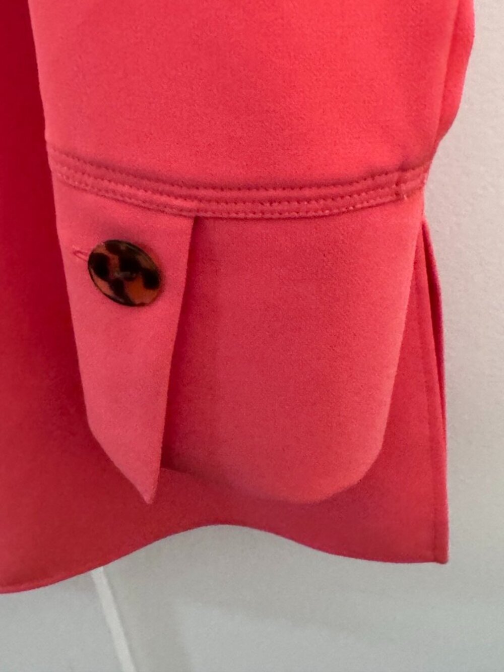 Lafayette 148 New 'York Hayley' XS Blouse – Coral/Pink, New w/o Tags - Picture 4 of 5